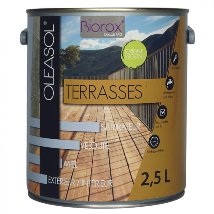 saturateur bois oleasol terrasses 2l