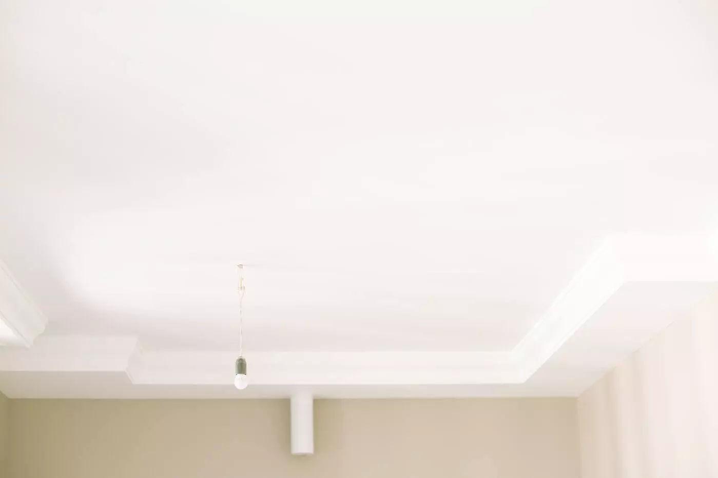 peinture plafond simple blanc 3